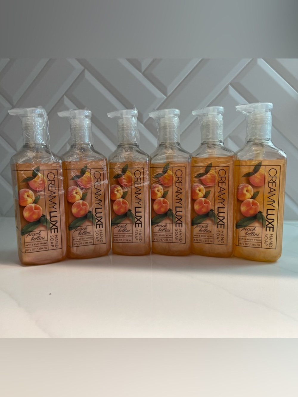 Peach Bellini Hand Soap - 6 Pack
